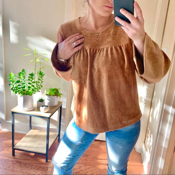 LAST | corduroy swing top | - Picture 2 of 7